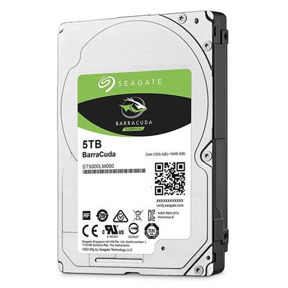 Εσωτερικός Σκληρός Δίσκος SEAGATE 2.5'' 5TB Sata III 128MB Barracuda (ST5000LM000)