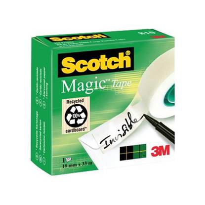 Ταινία Γενικής Χρήσης 3M Scotch Magic 19 mm x 33 m (Άσπρη) (8101933)