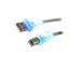 Καλώδιο MediaRange USB 2.0 AM/BM 1.8M with Blue LEDs