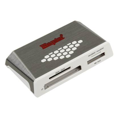 Kingston FCR-HS4 USB 3.0 Card Reader (Γκρι) (FCR-HS4)
