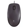 Logitech M90 Optical Mouse (Dark Grey, Wired)