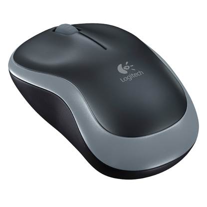 Logitech M185 Optical Mouse (Grey, Wireless)