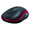 Logitech M185 Optical Mouse (Red, Wireless)