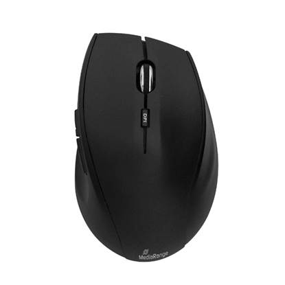 MediaRange Optical Mouse Highline Series (Black, Wireless)