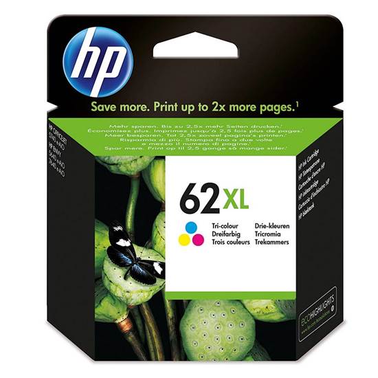 HP Μελάνι Inkjet No.62XL Tri-Colour (C2P07AE)