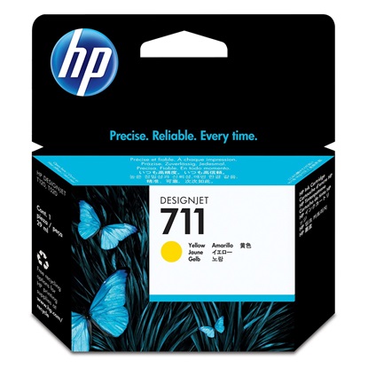 HP Μελάνι Inkjet No.711 Yellow (CZ132A)