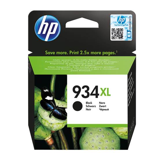 HP Μελάνι Inkjet No.934XL Black (C2P23AE)