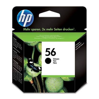 HP Μελάνι Inkjet No.56 Black (C6656AE)