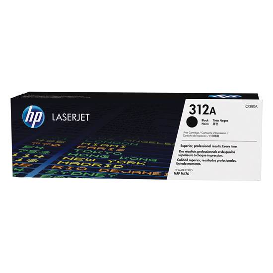 HP 312A LaserJet Black Toner (2.4k) (CF380A)