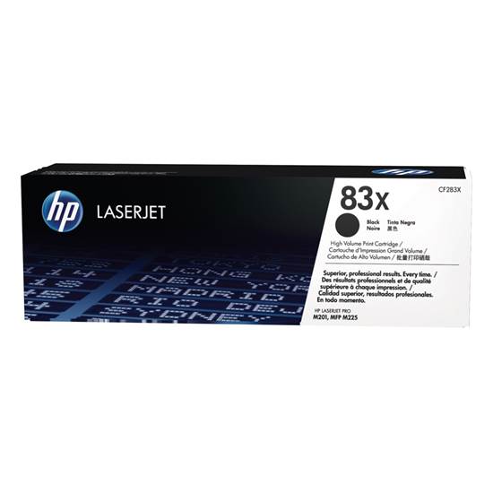 HP Toner 83X LJ PRO M201/MFP M225 HC Black (2.2k) (CF283X)