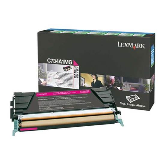 LEXMARK C73x/X73x  MAGENTA TONER (6k) (C734A1M)