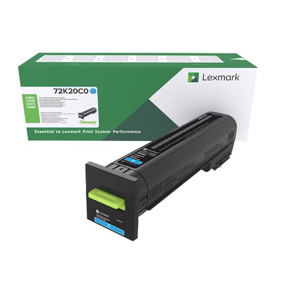 LEXMARK CS820/CX82X/CX860 CYAN RET. P. TONER CRTR (72K20C0)