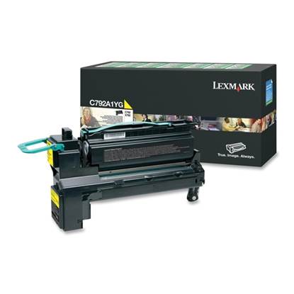 LEXMARK C792/X792 YELLOW TONER (6k) (C792A1YG)