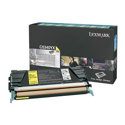 LEXMARK C534 YELLOW TONER (7k) (C5340YX)