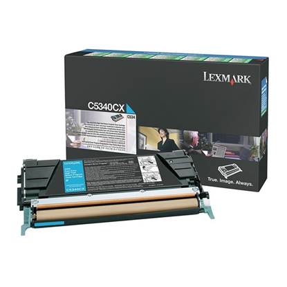 LEXMARK C534 CYAN TONER (7k) (C5340CX)