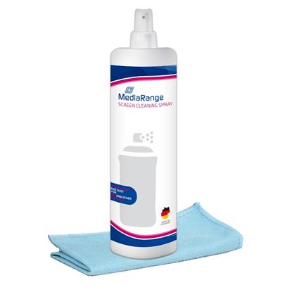 MediaRange Screen Cleaning Spray With microfibre cloth 250 ml