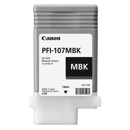 Canon Μελάνι Inkjet PFI-107MBK Matte Black (6704B001AA)