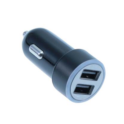 MediaRange Φορτιστής αυτοκινήτου 3.1A Dual USB output (Μαύρο/Ασημί)