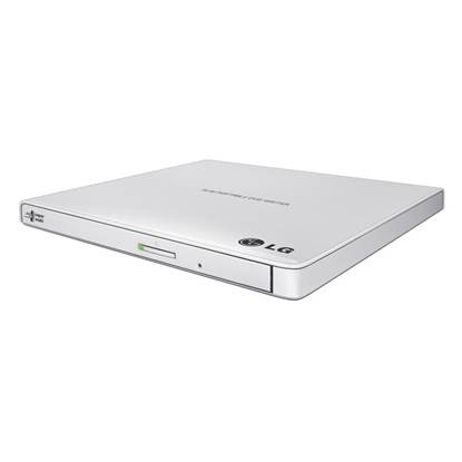 LG External DVD-RW Recorder Slim White (GP57EW40)