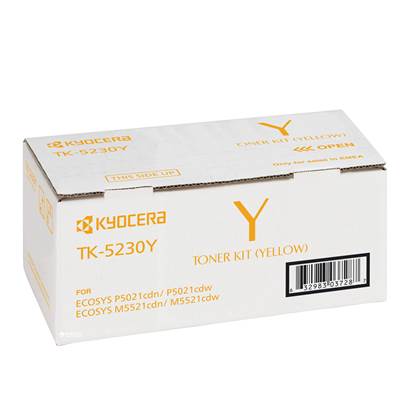 KYOCERA ECOSYS M5521MFP/P5021 TONER HC YELLOW (TK-5230Y)