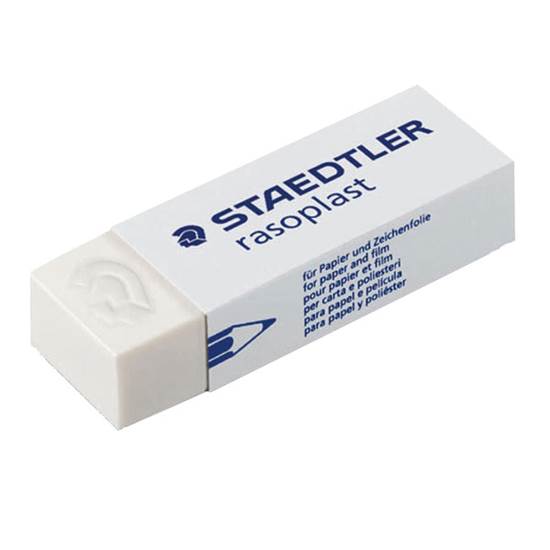 Γόμα STAEDTLER Rasoplast Λευκή (526B20)