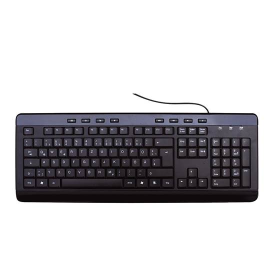 MediaRange Multimedia Keyboard, Wired (Black)