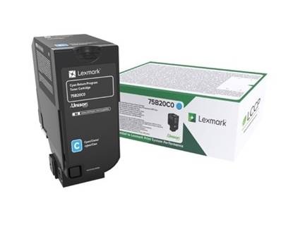 Εικόνα της LEXMARK CS727/CS728/CX728 TONER CYAN 10K (75B20C0) (LEX75B20C0)