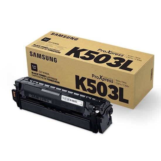 Samsung CLT-K503L H-Yield Blk Toner Cartridge (SU147A)