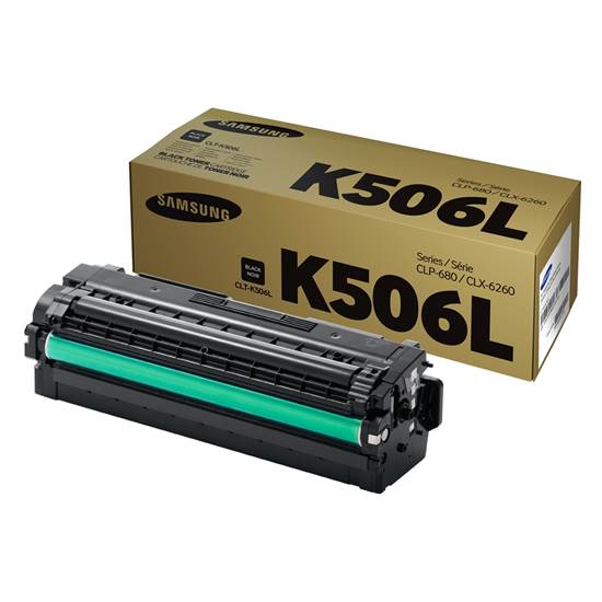 Samsung CLT-K506L High Yield Black Toner Cartridge (SU171A)