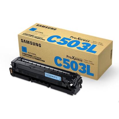 Samsung CLT-C503L H-Yld Cyan Toner Cartridge (SU014A)