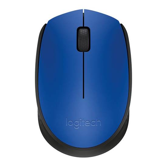 Logitech M171 Wireless Mouse Blue-Black