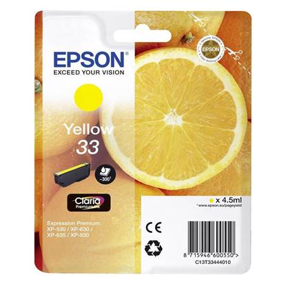 Epson Μελάνι Inkjet Series 33 Yellow (C13T33444012) (EPST334440)