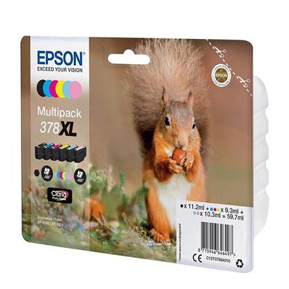 Epson Μελάνι Inkjet 378XL Multipack (C13T37984010) (EPST379840)