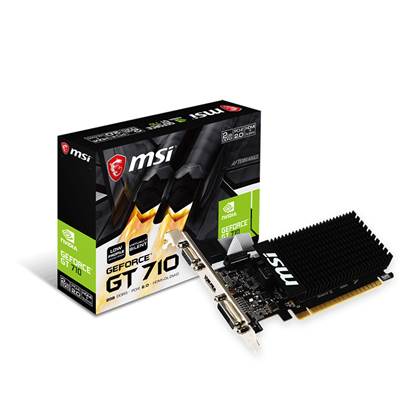 MSI Κάρτα VGA GT710 2GD3H LP (V809-2000R) (MSIV809-2000R)