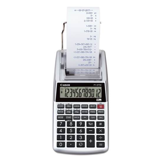 Αριθμομηχανή Χαρτοταινίας12 Ψηφίων Canon P1DTSCII (2304C001) (CANP1DTSCII)
