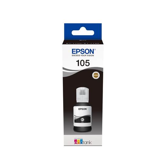 Epson Μελάνι Inkjet 105 Black (C13T00Q140) (EPST00Q140)