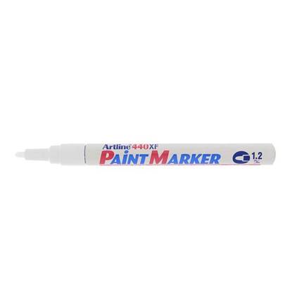 Μαρκαδόρος Ανεξίτηλος ARTLINE Paint Μύτη 1.2 mm (Λευκό) (ART440XFWHT)