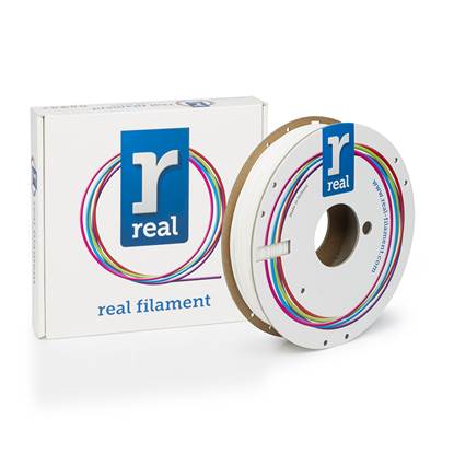 REAL PLA 3D Printer Filament - White - spool of 0.5Kg - 1.75mm