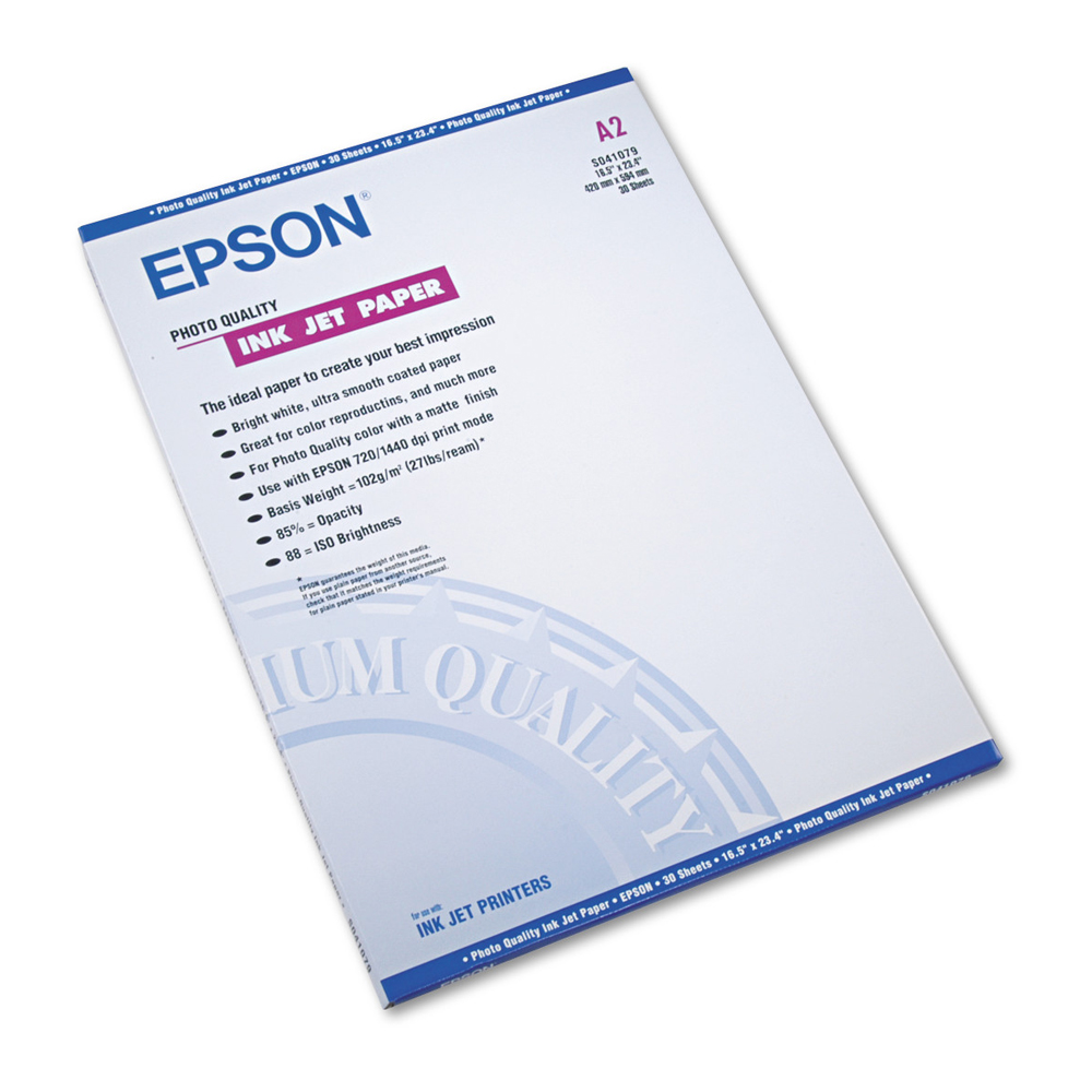 Download ACI Hellas-Χαρτί EPSON Photo Quality Inkjet Paper Matte A2 Pack of 30 (C13S041079) (EPSS041079)