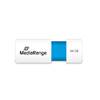 MediaRange USB 2.0  flash drive, color edition, light blue, 64GB (MR974)