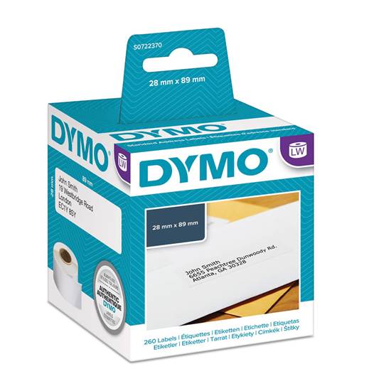 Ετικέτες Ταχυδρομικών Αποστολών DYMO Address Labels 99010 28 x 89 mm (Λευκές) ((DYMO99010)