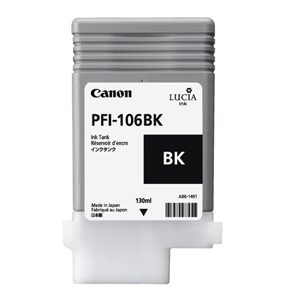 Canon Μελάνι Inkjet PFI-106BK Black (6621B001) (CANPFI-106BK)
