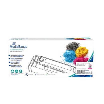 Toner MEDIARANGE Συμβατό για Εκτυπωτές HP (Magenta) (CB543A/125A) (MRHPTCB543A)