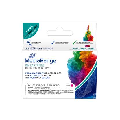 Inkjet MEDIARANGE Συμβατό για Εκτυπωτές HP (Magenta) (No.920XL) (CD973AE) (MRHP920MXL)
