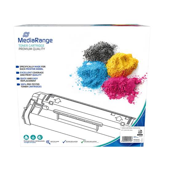 Toner MEDIARANGE Συμβατό για Εκτυπωτές HP (Black) (CE390X) (MRHPTCE390X)
