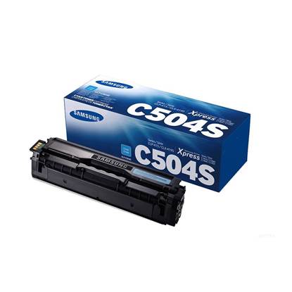 Samsung CLT-C504S Cyan Toner Cartridge (SU025A)