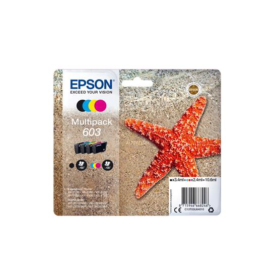 Epson Μελάνι Inkjet 603 Multipack (C13T03U64010) (EPST03U640)