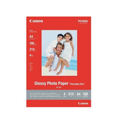 Φωτογραφικό Χαρτί Canon Glossy A4 (5 φύλλα) (0775B076AA) (CAN-GP-501)