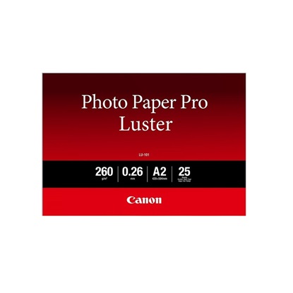 Φωτογραφικό Χαρτί Luster CANON A2 25 Φύλλα (6211B026AA) (CAN-LU101A2)