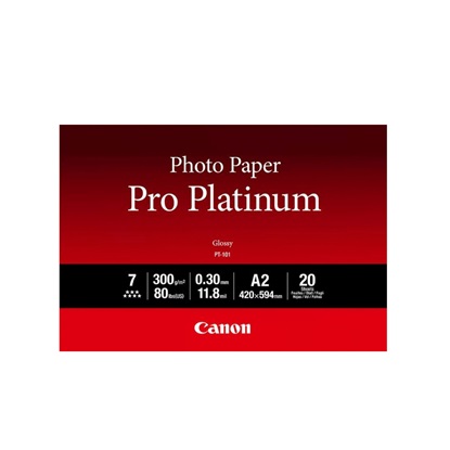 Φωτογραφικό Χαρτί Pro Platinum CANON A2 Glossy 20 Φύλλα (2768B067) (CAN-PT-101A2)